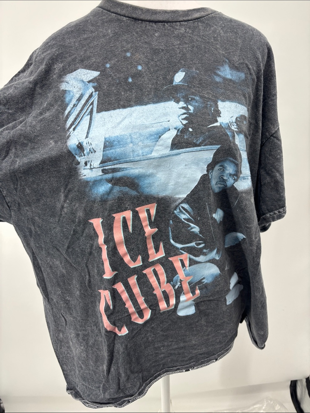 Ice Cube Graphic Black Short Sleeve Tee